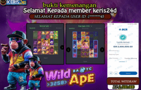 JP SLOT Wild Ape #3258 1 Mei 2025